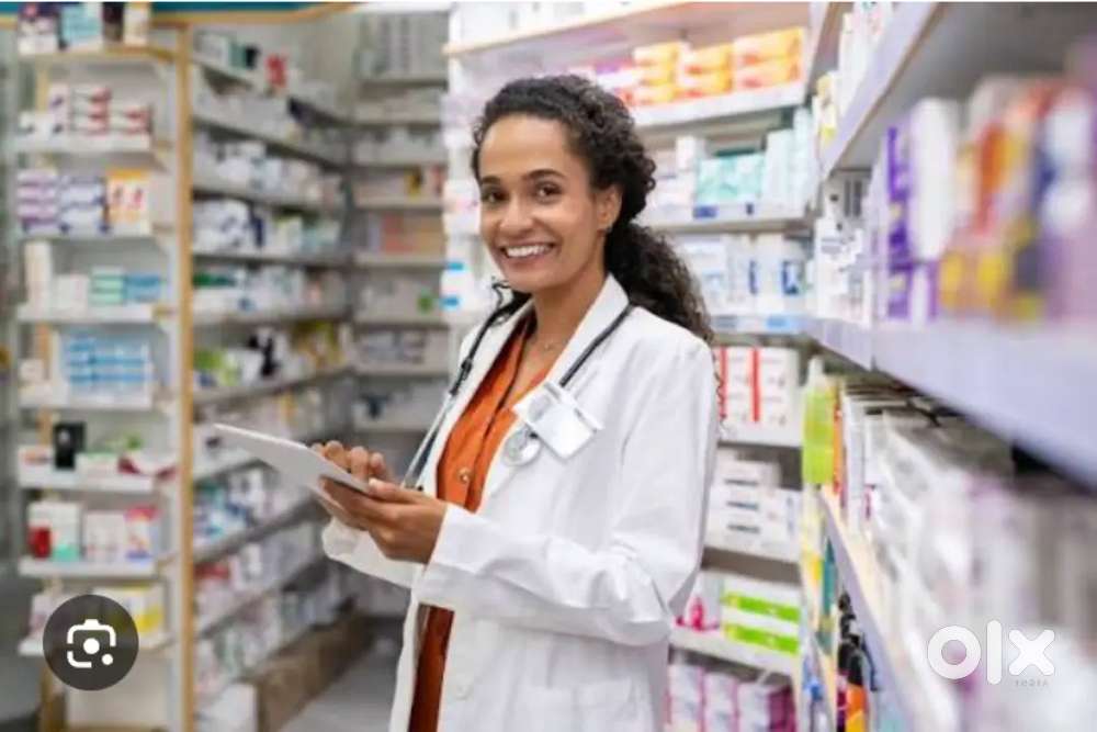 Female pharmacist,  medical shop