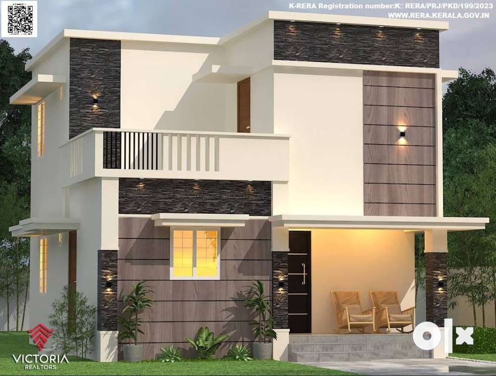 Near Ottapalam Town - 3BHK House for Sale At Palakkad