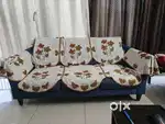 3 Seater Blue coloured Sofa