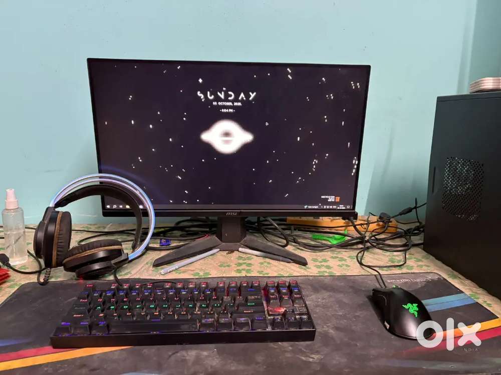 High-Performance Gaming Setup – Ryzen 5 5600G + 180Hz MSI Monitor