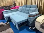 3 seater sofa cumbed with storage lounger available in Starf Furniture