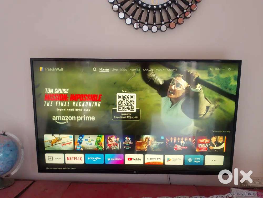 43 inch smart TV Mi. price to be negotiated.