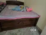 Queen Size Cot and TV Trolley