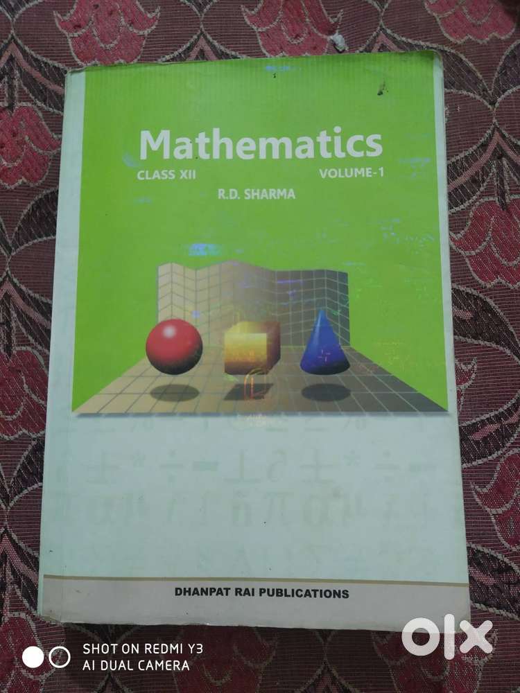 R.D. Sharma Class 12 Mathematics Book