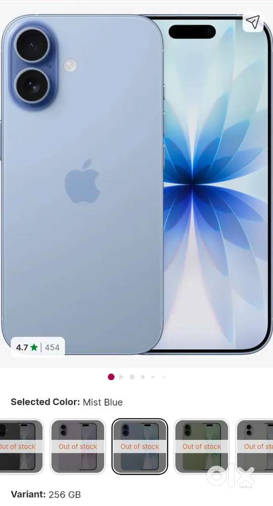 Iphone 17 Blue Brand New 5 Days Old