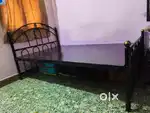 Iron Cot , size 4ft by 6ft (Queen size).