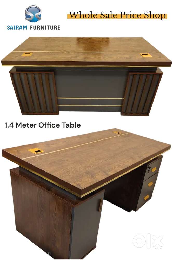 Sairam Furniture new 1.4 meter executive office table with drawers