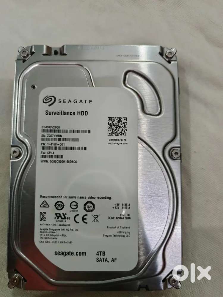SEAGATE 4 TB harddisk new like very good condition