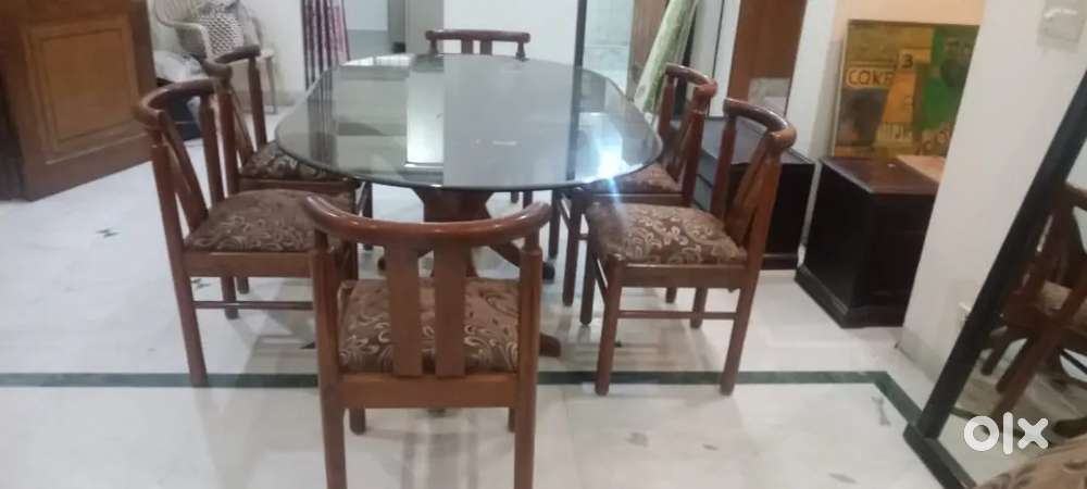 Sofa and dining table