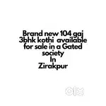 A newly built 1.5 story 3bhk kothi available for sale in Zirakpur