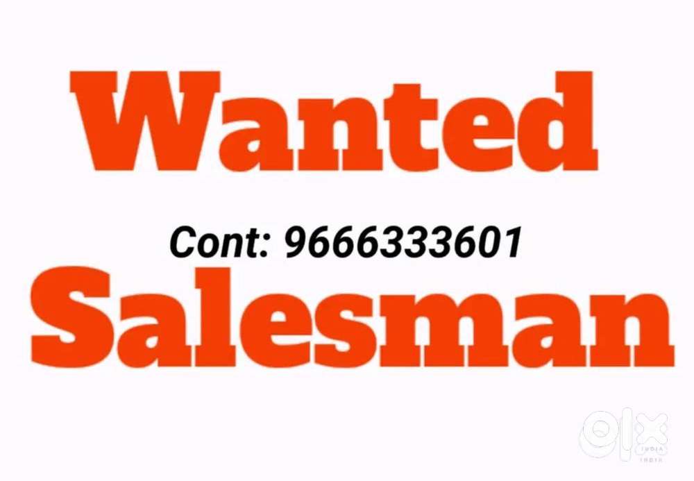 Urgent Wanted Experience Sales Man