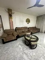 SQUASHY SOFA SET with Center Table(With 4 Stools)