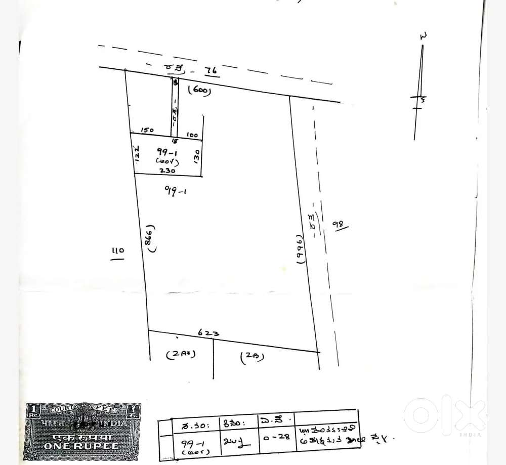 28 cents land for sale in mudushedde