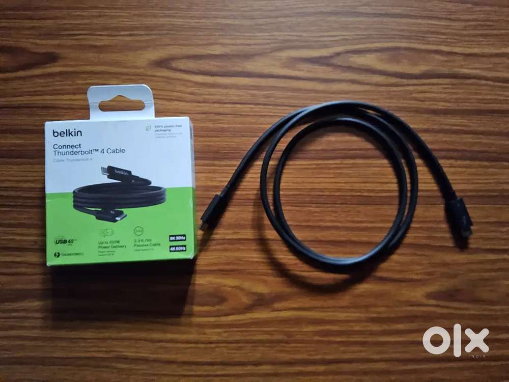 Belkin USB C To USB C Connect Thunderbolt 4 Passive Cable