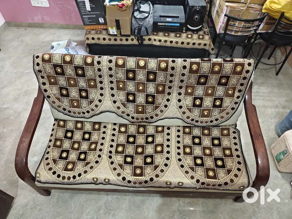 Sofa, chair, table, bed, glass rake,counter,iron boxes,