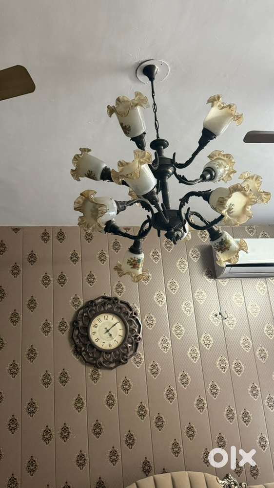 Vintage Floral Chandelier for Sale – Elegant Antique Ceiling Light