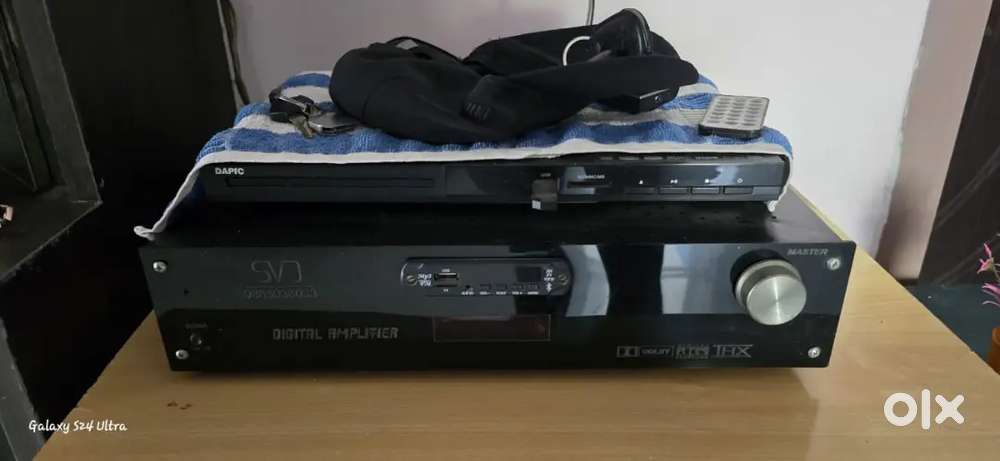 5.1 channel home theater with jbl 1500 wtts subwoofer