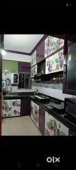 3 years old flate with fully furnished near jalukbari