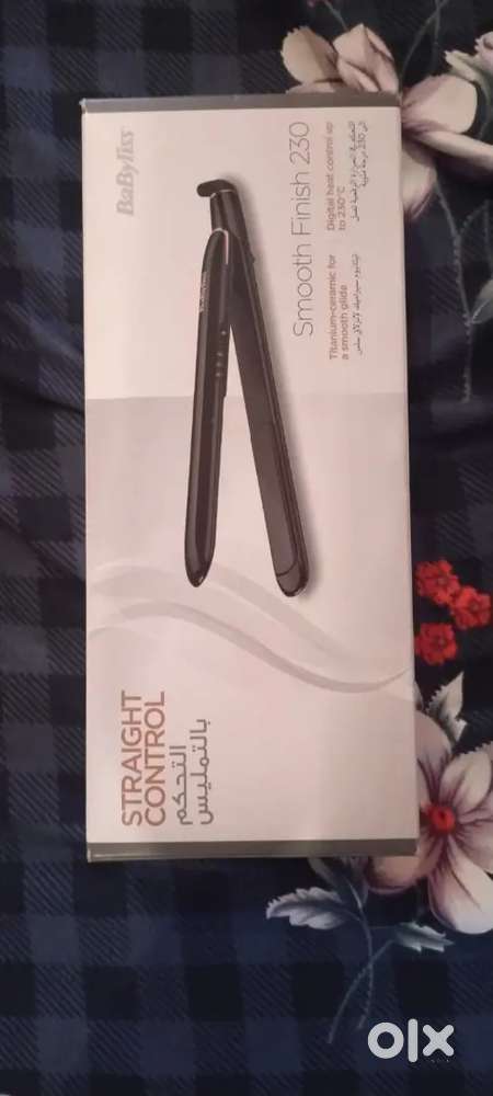 Brand new BaByliss Smooty Finish 230 Hair straightener- (imported)