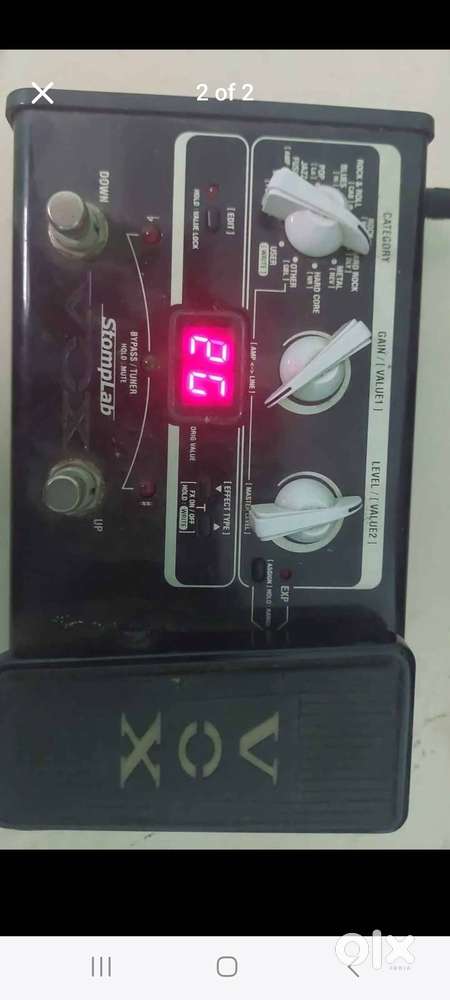 Vox 2g stomplad guitar processor