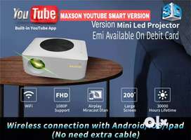 Smart 3000 Lumens YouTube WIFI Full HD Projector in Navi Mumbai