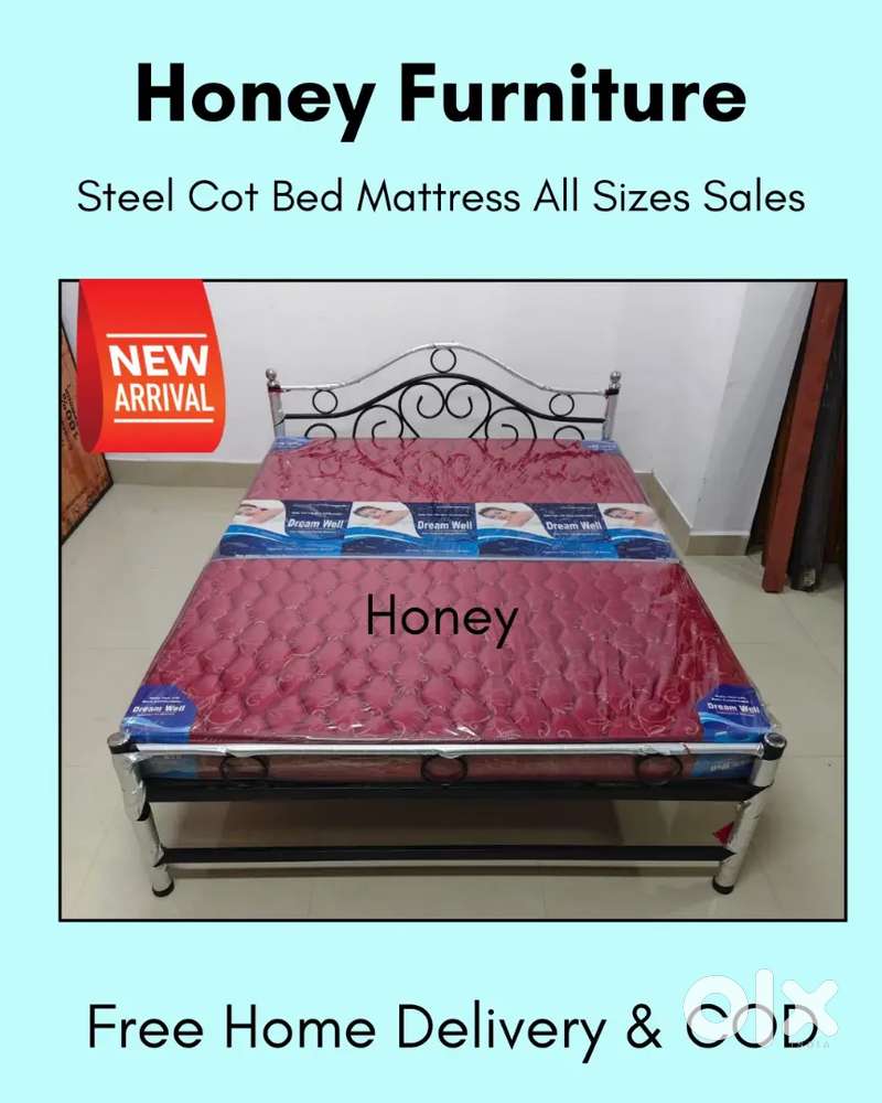 Steel Cot Bed Mattress _ Best Prices in Chennai