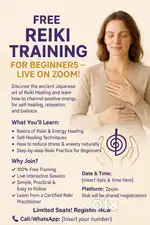 Free Reiki Training for Beginners -- Live on Zoom