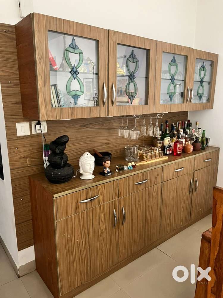 PRICE NEGOTIABLE) Solid wooden cabinet for living area!