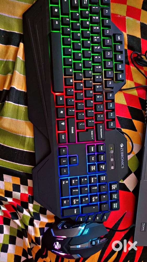 Zebronics zeb optimus gaming wired gaming combo (black)