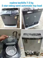 realme techlife 7.5 kg 5 star rating semi automatic top load