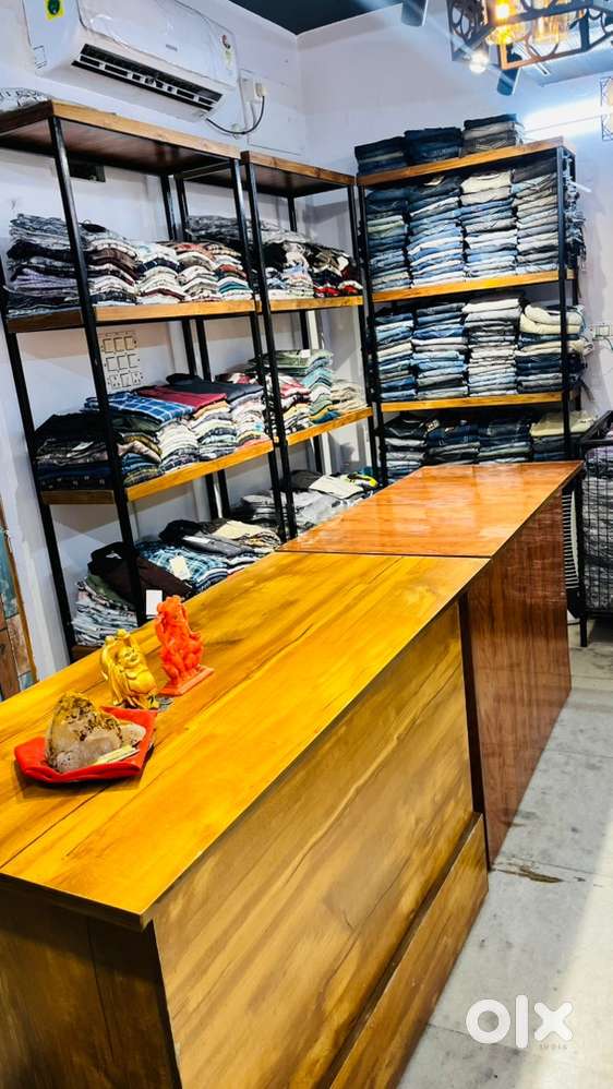 Rented shop with New cloth material and shirts with sale