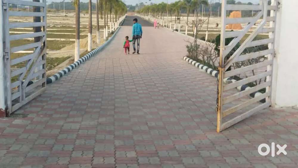 Lucknow Sultanpur road per approved site me awasiy plot Bank loan ke