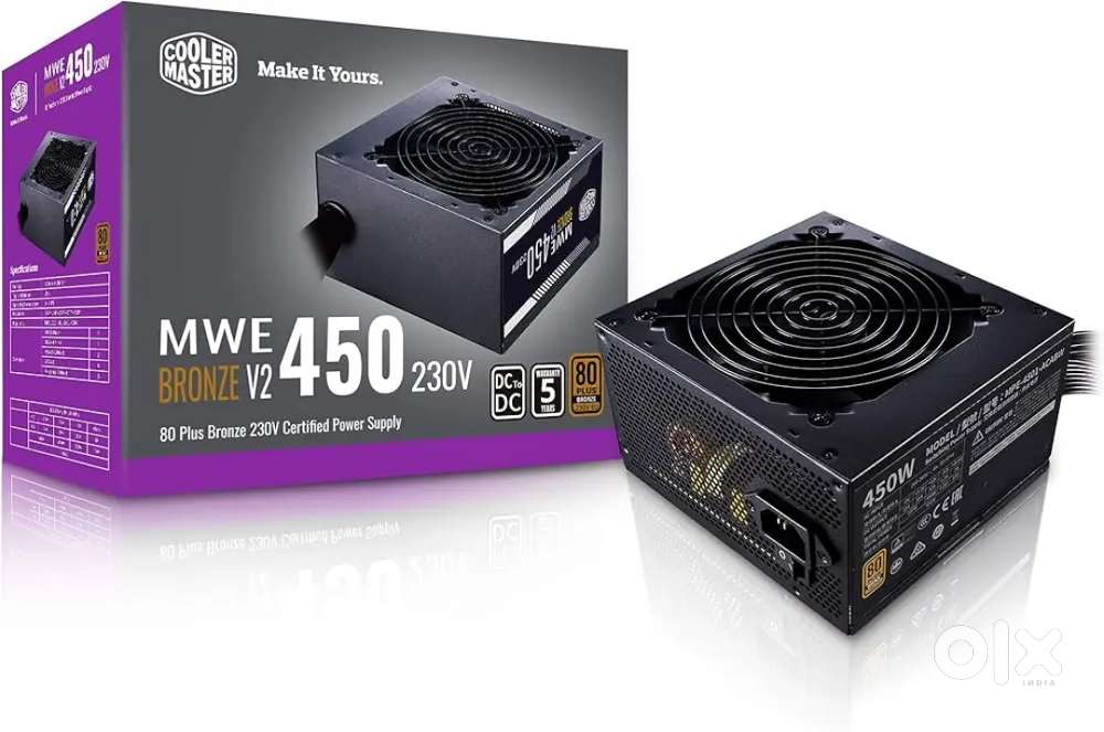 Cooler Master MWE 450 V2 80 Plus Bronze SMPS For Sale
