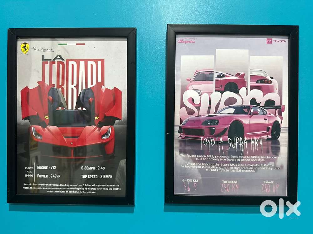 Print on on demand with black frame