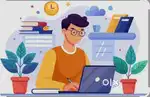Work part time or full time office work & work from home