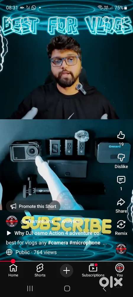 Camera dji osmo action 4 adventure edition