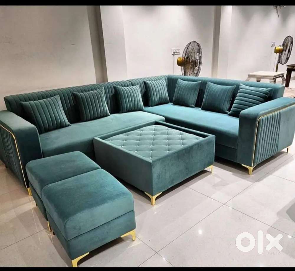 Fabric 8 Seater Sofa