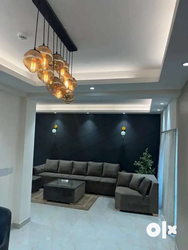 Luxury flat in 2 BHK semi furnished Noida extension
