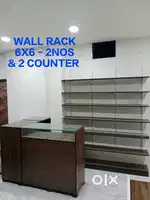 SHOP COUNTER $ WALL RACK $ DISPLAY RACK