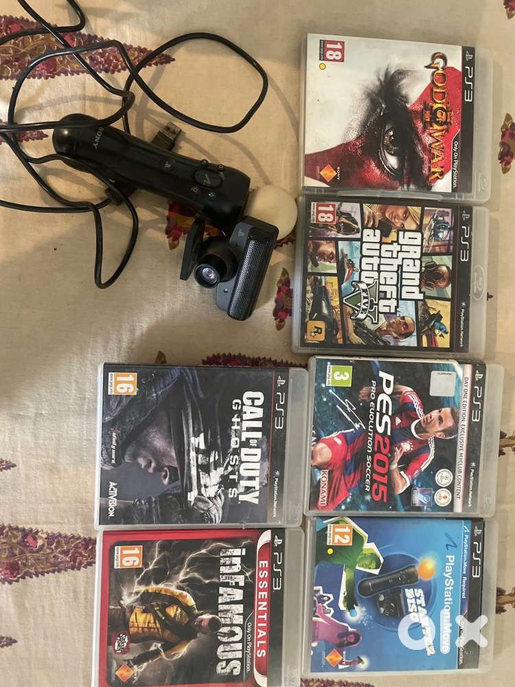 Ps3 Motion controller with camera and games
