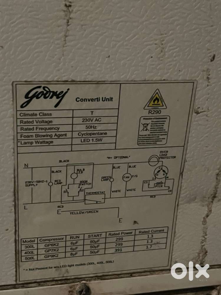 300 litres fridge for resturant