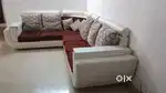 6 Seater White Sofa
