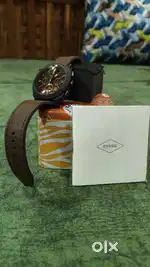 Fossil Machine Chronograph FS4656Brand New Original With Box & Booklet