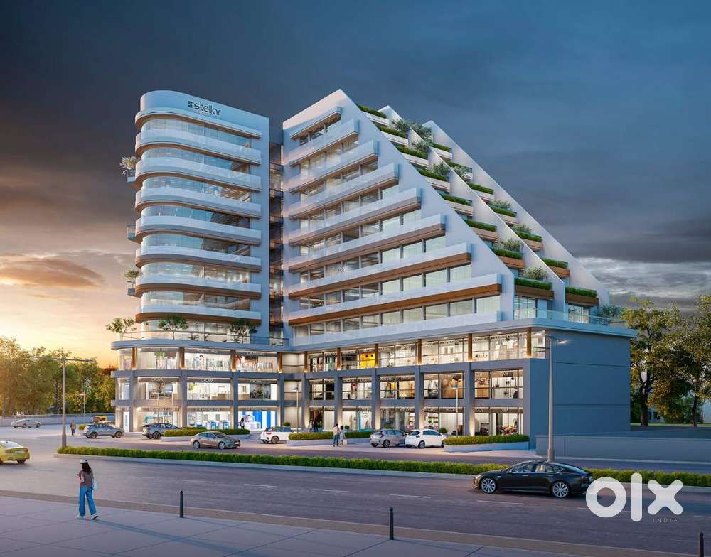 Terrace office for sale in under construction project gotri area