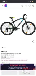Tata stryder harris 200
