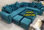 HAMZA FURNITURE NEW DESIGNER PLYWOOD SOFA SET WITH CENTRE TABLE