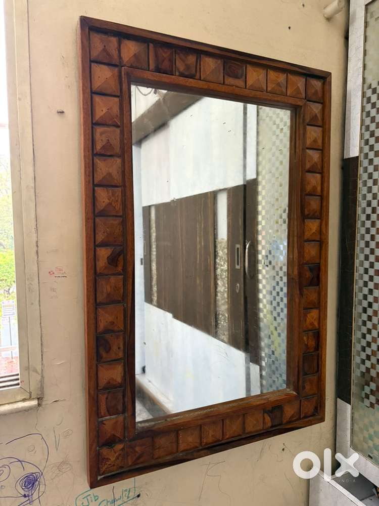 Sagwan Frame mirror and wardrobe