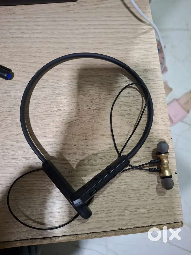Selling a brand new, never-used Tecsox neckband earphone set