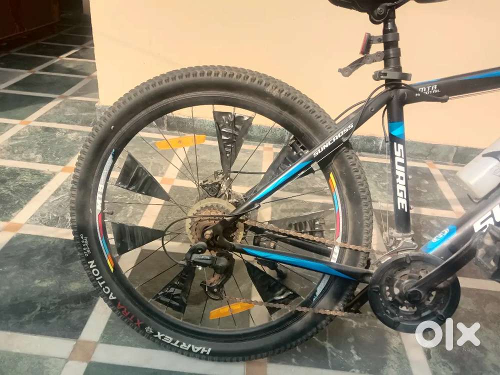 Suncross cycle with gear and disc brake