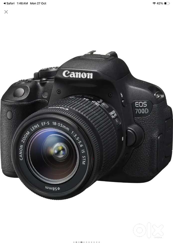 Canon eos 700d camera